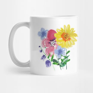 Watercolor flowers Mug